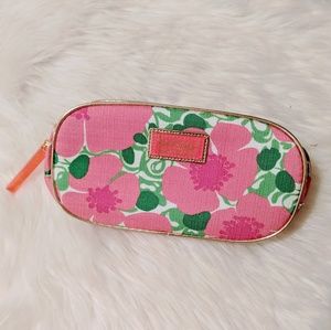 Lilly Pulitzer | pink floral cosmetic bag